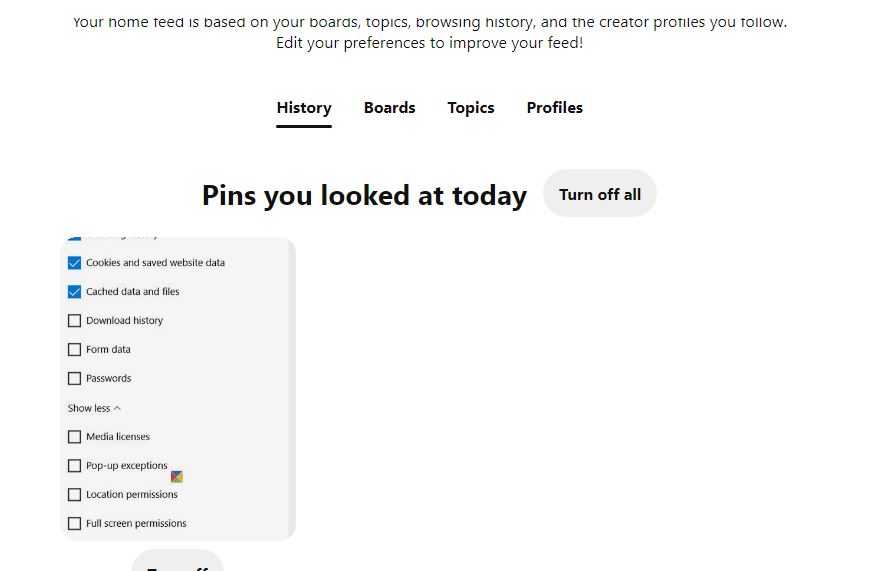can others see what you search on pinterest 5