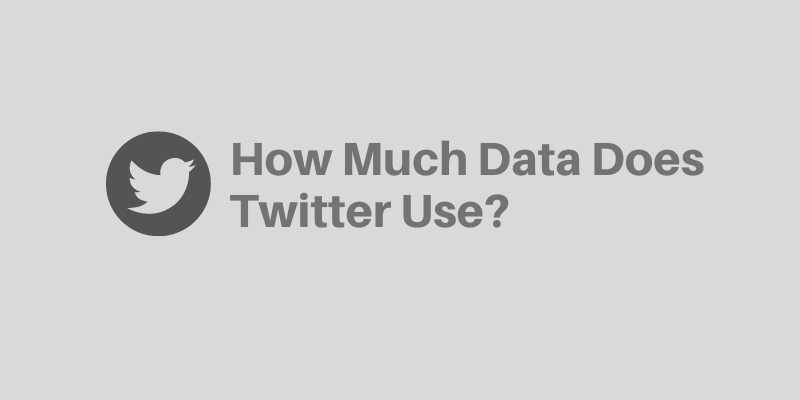 How Much Data Does Twitter Use